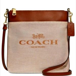 Coach kitt  Denim Jacquard Crossbody